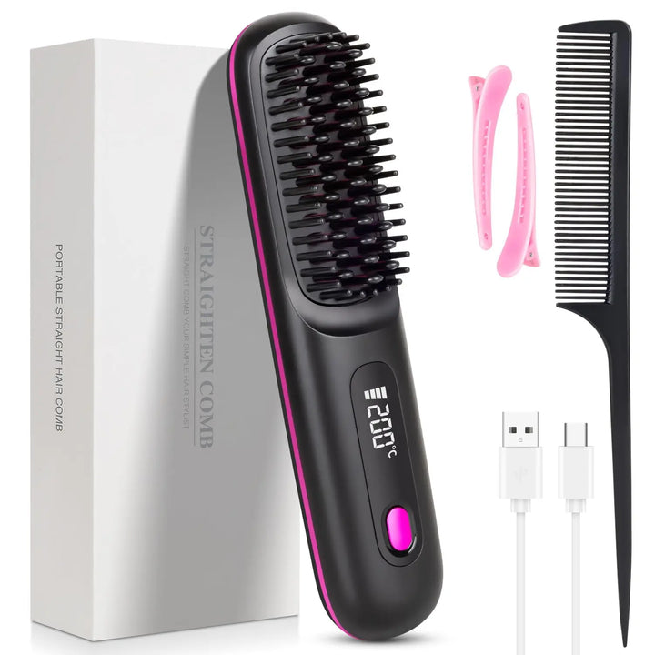 Cordless Hair Straightening Brush