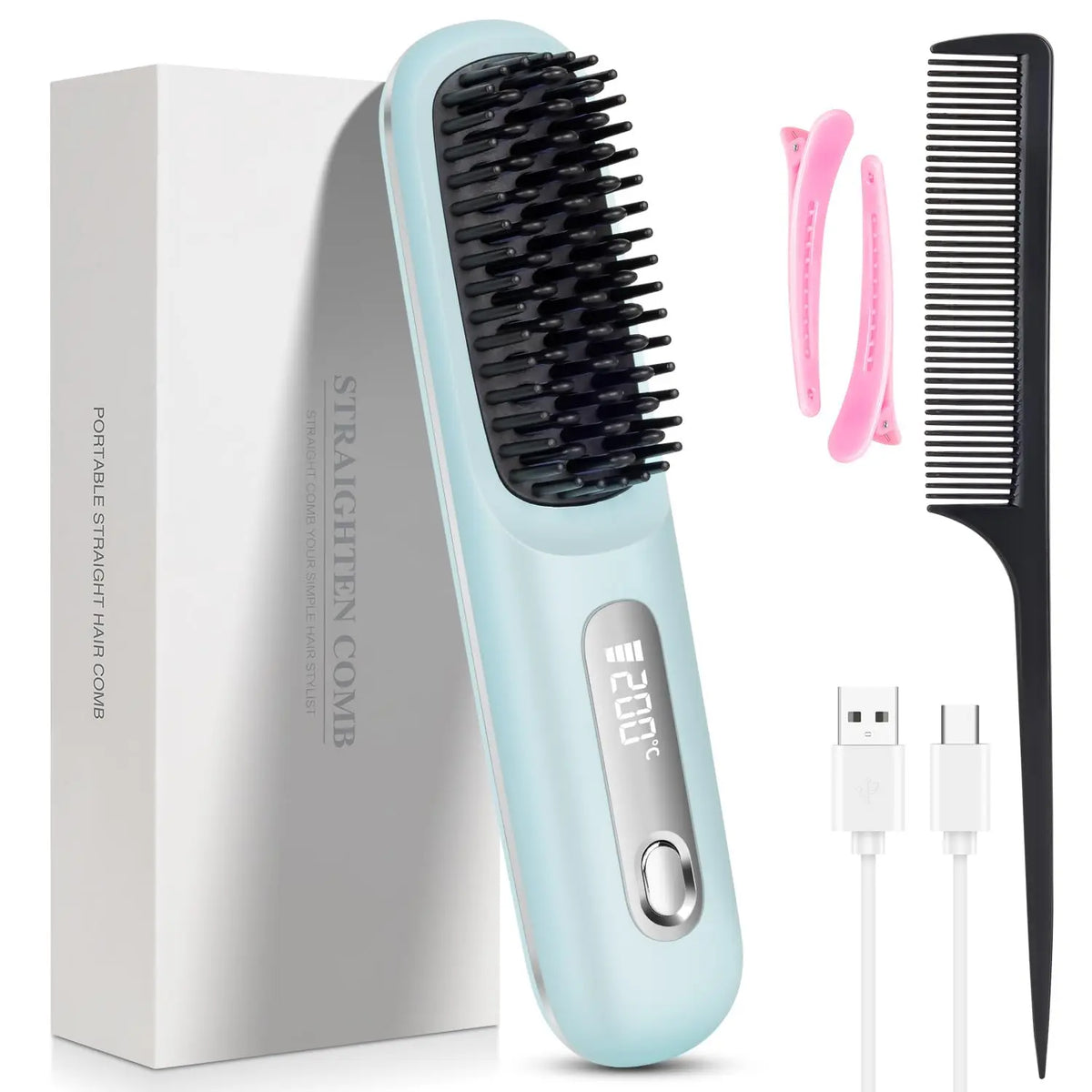 Cordless Hair Straightening Brush