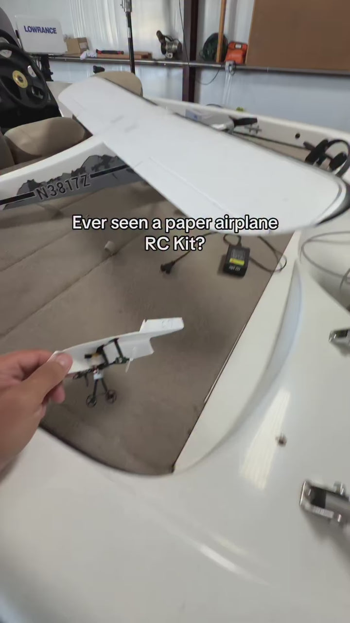 Remote-Control Paper Airplane Kit