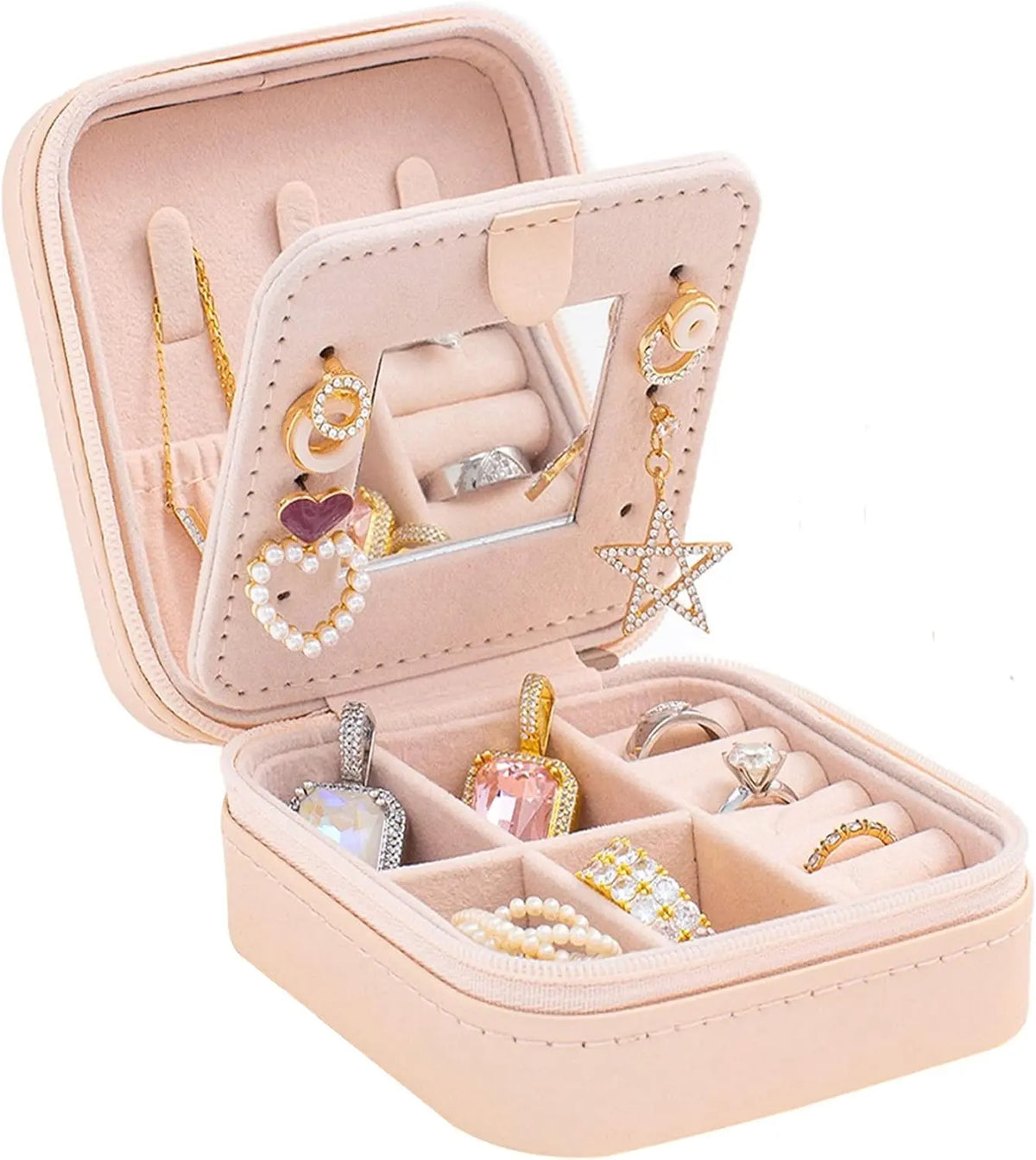 Compact Travel Jewelry Case